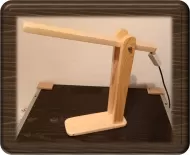 Minimalistic Wooden Desk Lamp